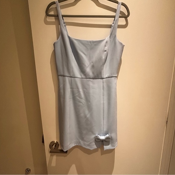 French Connection Light Blue Mini Dress NWT - Picture 4 of 7